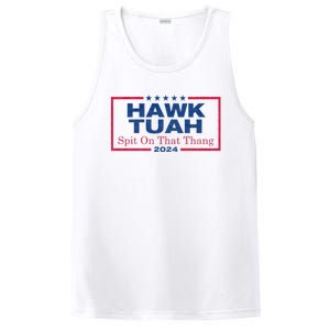 Hawk Tuah 24 Spit On That Thang Hawk Tush For President 2024 Election Parody PosiCharge Competitor Tank