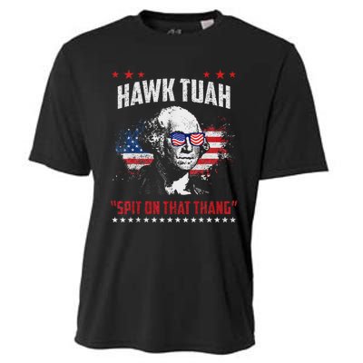 Hawk Tush 2024 Political Parody Humor Cooling Performance Crew T-Shirt