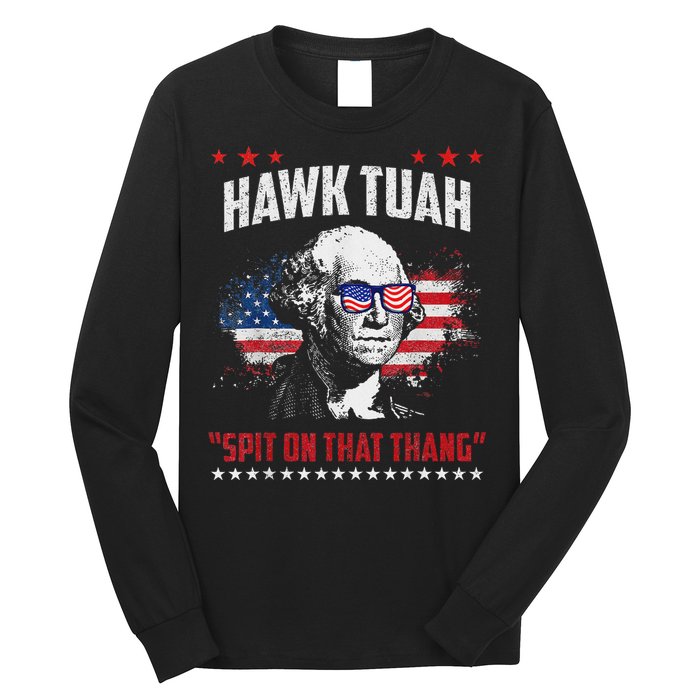 Hawk Tush 2024 Political Parody Humor Long Sleeve Shirt