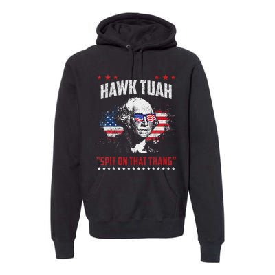 Hawk Tush 2024 Political Parody Humor Premium Hoodie