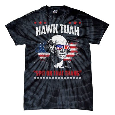 Hawk Tush 2024 Political Parody Humor Tie-Dye T-Shirt