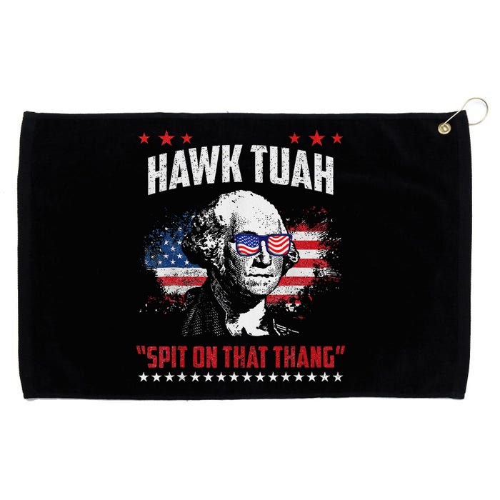 Hawk Tush 2024 Political Parody Humor Grommeted Golf Towel