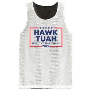 Hawk Tuah 24 Spit On That Thang Hawk Tush For President 2024 Election Parody Mesh Reversible Basketball Jersey Tank