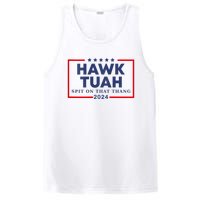 Hawk Tuah 24 Spit On That Thang Hawk Tush For President 2024 Election Parody PosiCharge Competitor Tank