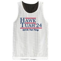 Hawk Tuah 24 Spit On That Thang Hawk Tush For President 2024 Election Parody Mesh Reversible Basketball Jersey Tank