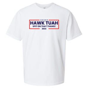 Hawk Tuah 24 Spit On That Thang Hawk Tush For President 2024 Election Parody Sueded Cloud Jersey T-Shirt