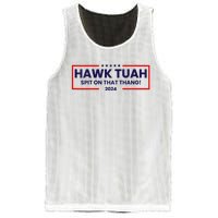 Hawk Tuah 24 Spit On That Thang Hawk Tush For President 2024 Election Parody Mesh Reversible Basketball Jersey Tank