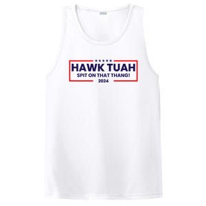 Hawk Tuah 24 Spit On That Thang Hawk Tush For President 2024 Election Parody PosiCharge Competitor Tank