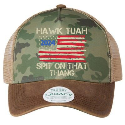 Hawk Tuah 2024 Spit On That Thang Legacy Tie Dye Trucker Hat