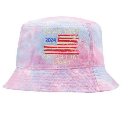 Hawk Tuah 2024 Spit On That Thang Tie-Dyed Bucket Hat