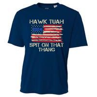 Hawk Tuah 2024 Spit On That Thang Cooling Performance Crew T-Shirt