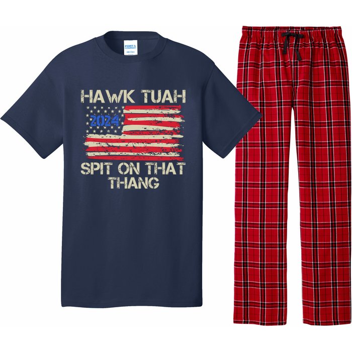 Hawk Tuah 2024 Spit On That Thang Pajama Set