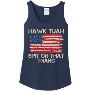 Hawk Tuah 2024 Spit On That Thang Ladies Essential Tank