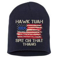 Hawk Tuah 2024 Spit On That Thang Short Acrylic Beanie