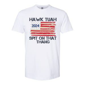 Hawk Tuah 2024 Spit On That Thang Softstyle CVC T-Shirt