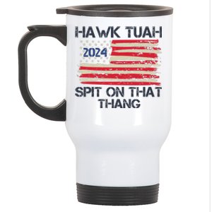 Hawk Tuah 2024 Spit On That Thang Stainless Steel Travel Mug