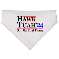 Hawk Tuah 24 Spit On That Thang Hawk Tush For President 2024 Election Parody USA-Made Doggie Bandana