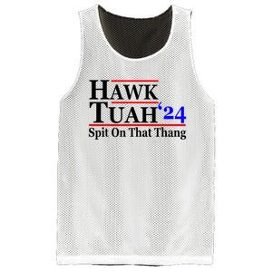 Hawk Tuah 24 Spit On That Thang Hawk Tush For President 2024 Election Parody Mesh Reversible Basketball Jersey Tank