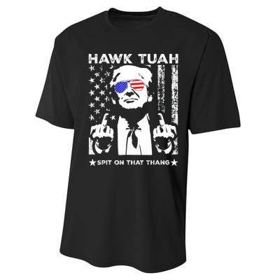 Hawk Tuah 24 Spit On That Thang Performance Sprint T-Shirt