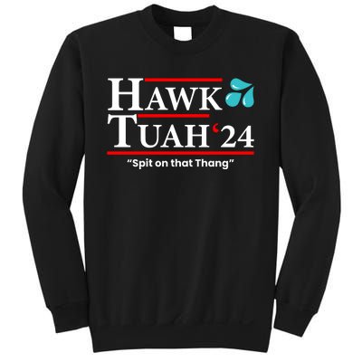 Hawk Tuah 24 Spit On That Thang Funny Saying Sweatshirt