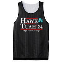 Hawk Tuah 24 Spit On That Thang Funny Saying Mesh Reversible Basketball Jersey Tank