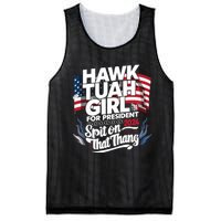 Hawk Tuah 24 Spit On That Thang Hawk Tush For President 2024 Election Parody Mesh Reversible Basketball Jersey Tank