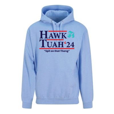 Hawk Tuah 24 Spit On That Thang Funny Saying Unisex Surf Hoodie