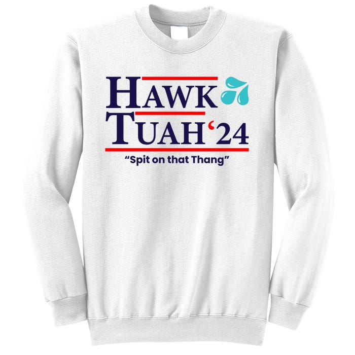 Hawk Tuah 24 Spit On That Thang Funny Saying Sweatshirt