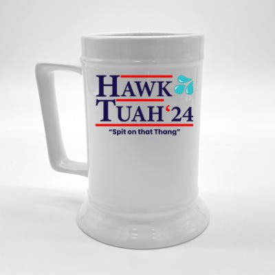 Hawk Tuah 24 Spit On That Thang Funny Saying Beer Stein