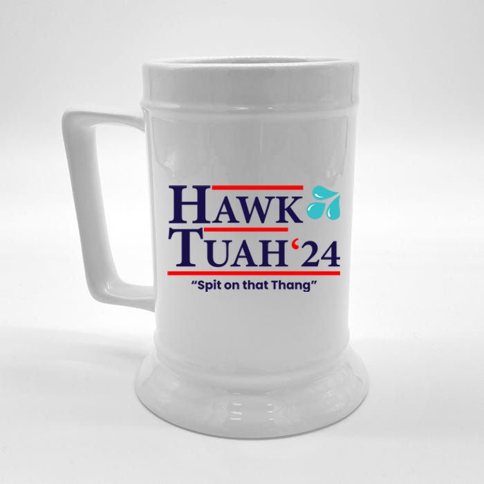 Hawk Tuah 24 Spit On That Thang Funny Saying Beer Stein