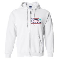 Hawk Tuah 24 Spit On That Thang Funny Saying Full Zip Hoodie