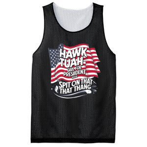 Hawk Tuah 24 Spit On That Thang Hawk Tush For President 2024 Election Parody Mesh Reversible Basketball Jersey Tank