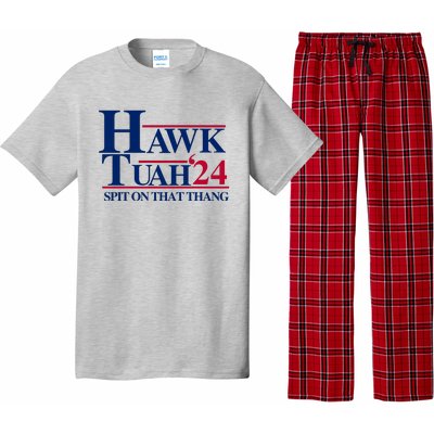 Hawk Tuah 24 Spit On That Thang Funny Saying Pajama Set