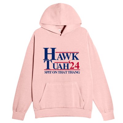 Hawk Tuah 24 Spit On That Thang Funny Saying Urban Pullover Hoodie