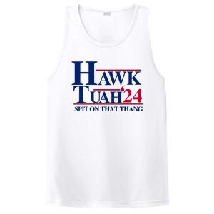 Hawk Tuah 24 Spit On That Thang Funny Saying PosiCharge Competitor Tank