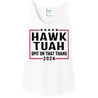 Hawk Tuah 24 Tush On That Thang Ladies Essential Tank