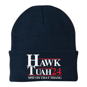 Hawk Tuah 24 Spit On That Thang Funny Saying Knit Cap Winter Beanie