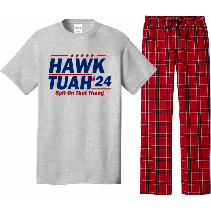 Hawk Tuah 24 Spit On That Thang Funny Saying Pajama Set