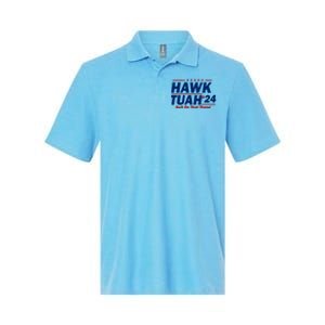 Hawk Tuah 24 Spit On That Thang Funny Saying Softstyle Adult Sport Polo