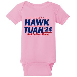 Hawk Tuah 24 Spit On That Thang Funny Saying Baby Bodysuit