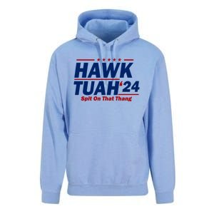 Hawk Tuah 24 Spit On That Thang Funny Saying Unisex Surf Hoodie