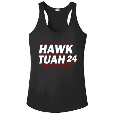 Hawk Tuah 24 Spit On That Thang Funny Saying Ladies PosiCharge Competitor Racerback Tank