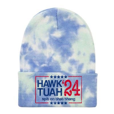 Hawk Tuah 24 Spit On That Tie Dye 12in Knit Beanie