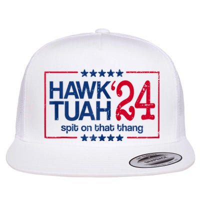 Hawk Tuah 24 Spit On That Flat Bill Trucker Hat