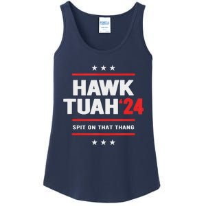 Hawk Tuah 24 Spit On That Thang Ladies Essential Tank