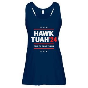 Hawk Tuah 24 Spit On That Thang Ladies Essential Flowy Tank