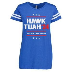 Hawk Tuah 24 Spit On That Thang Enza Ladies Jersey Football T-Shirt