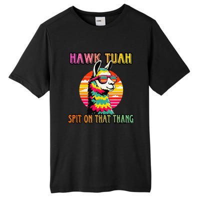 Hawk Tuah 24 Spit On That Thang Hawk Tuah 2024 Hawk Tush Tall Fusion ChromaSoft Performance T-Shirt