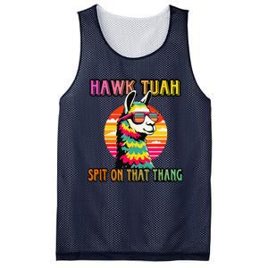 Hawk Tuah 24 Spit On That Thang Hawk Tuah 2024 Hawk Tush Mesh Reversible Basketball Jersey Tank