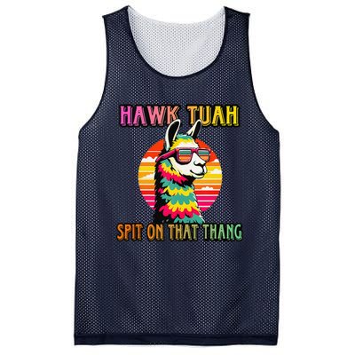 Hawk Tuah 24 Spit On That Thang Hawk Tuah 2024 Hawk Tush Mesh Reversible Basketball Jersey Tank